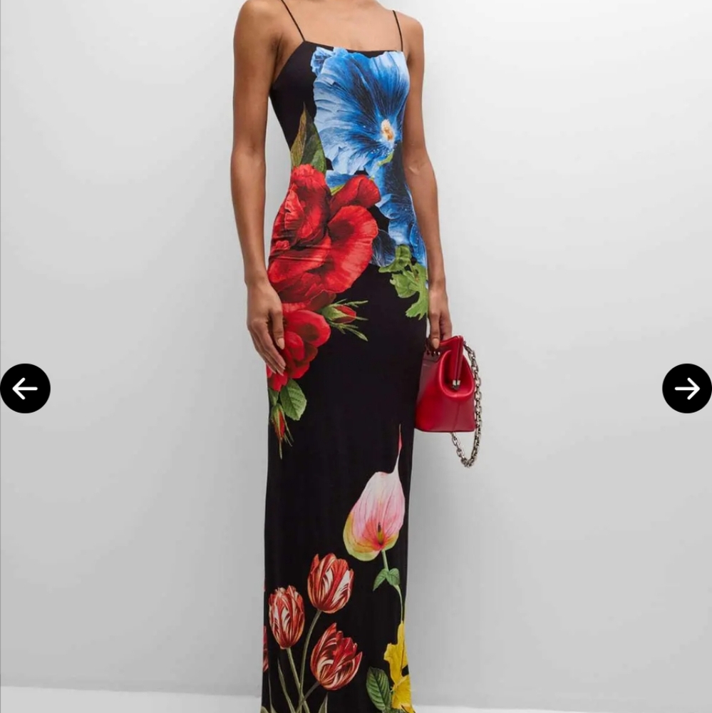 Fifi Maxi Dress in Le Parisien Black